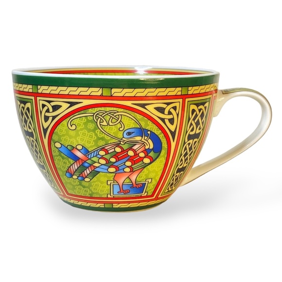 Celtic Peacock Tea Cup Coffee Mug Bone China Royal Tara  Ireland Irish Gift - Picture 1 of 6